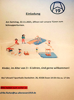 TuS Altenessen Schnupperturnen Kids